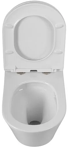 Унитаз подвесной безободковый Cezares Liner Tornado белый CZR-3808-53-TH-TOR/SC