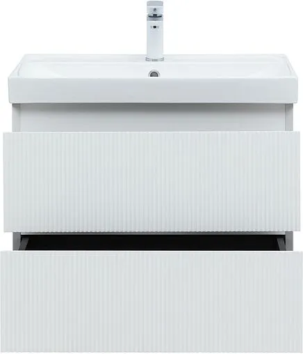 Тумба под умывальник подвесная Aquanet Альтера 70 белый матовый 00337155