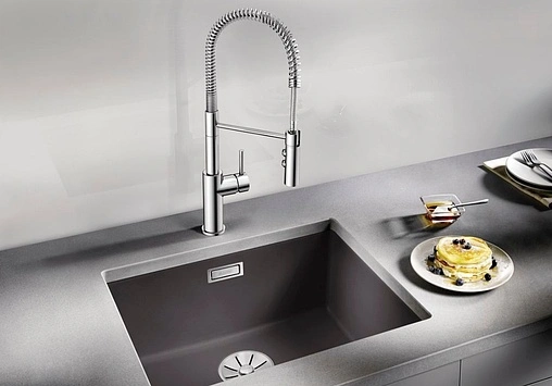 Смеситель для кухни с выдвижным изливом Blanco Catris-S хром 521476