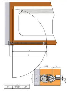 Шторка на ванну 750мм прозрачное стекло Roltechnik TV1/750 706-7500000-01-02 Шторка на ванну 750мм прозрачное стекло Roltechnik TV1/750 706-7500000-01-02, 2