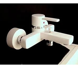 Смеситель для ванны Kludi Zenta белый/хром 386709175 Смеситель для ванны Kludi Zenta белый/хром 386709175, 4