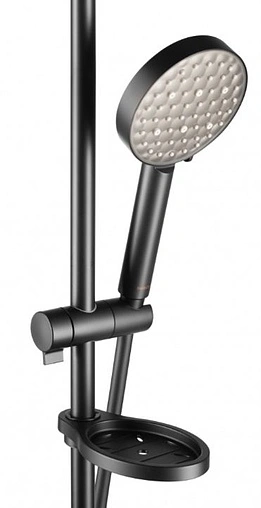 Душевая стойка Swedbe Hermes чёрный матовый 5107B