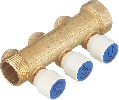 Коллектор регулирующий проходной 3 отвода ¾&quot;в/н x ¾&quot;ек TECE 8730011