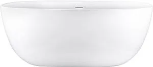 Ванна акриловая отдельностоящая Aquanet Family Sweet 170x78 Gloss Finish белый 155778GW, 3