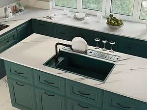 Мойка кухонная Omoikiri Kinaru 86-U/I WH белый 4997026, 5