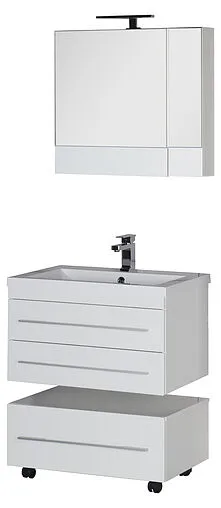 Шкаф-зеркало Aquanet Нота 75 L белый 00165130