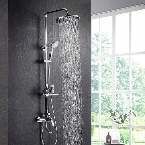 Душевая система со смесителем для ванны Lemark Linara хром LM0462C