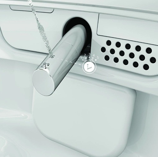 Умный унитаз-биде подвесной безободковый VitrA V-Care Prime Rim-Ex белый 7231B403-6216