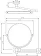 Косметическое зеркало Jaquar Continental хром ACN-CHR-1193N