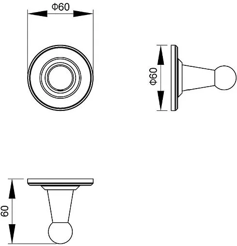 Крючок Timo Nelson бронза 160011/02