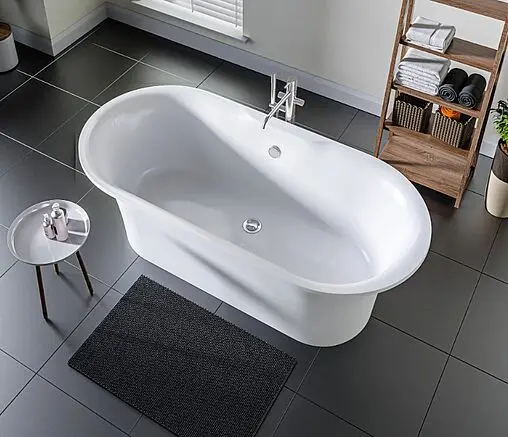 Ванна отдельностоящая из искусственного камня Bas Венеция 170х80 белый ВА00003