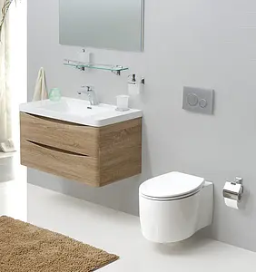 Унитаз подвесной BelBagno Formica белый BB1030CH, 5