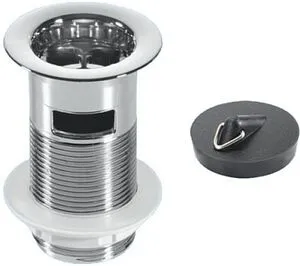 Выпуск для раковины с решеткой и пробкой Mc Alpine хром BW1 Выпуск для раковины с решеткой и пробкой Mc Alpine хром BW1, 1