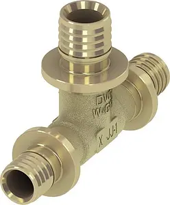 Тройник аксиальный редукционный 20мм x 16мм x 20мм TECEflex 760509 Тройник аксиальный редукционный 20мм x 16мм x 20мм TECEflex 760509, 1