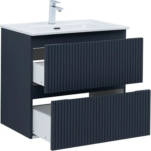 Тумба под умывальник подвесная Aquanet Джейн (Flat) 70 маренго 00335428