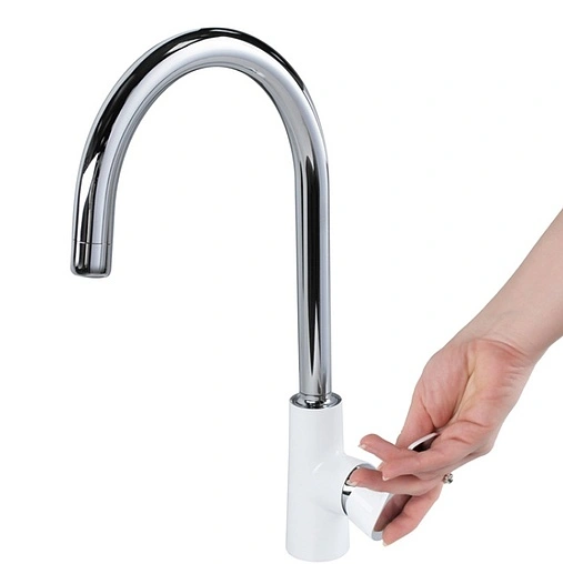 Смеситель для кухни IDDIS Cloud белый/хром CLOSB00i05