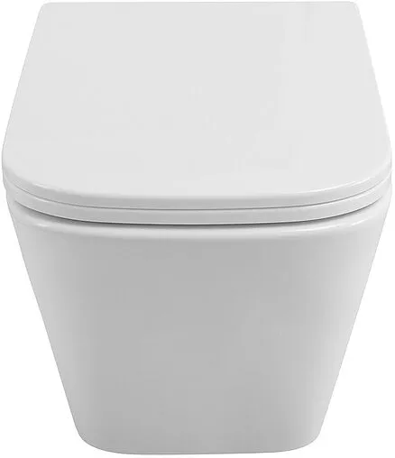 Унитаз подвесной безободковый с функцией биде и встроенным смесителем BelBagno Due белый BB3103CHR-BS/SC