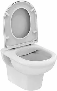 Унитаз подвесной безободковый Ideal Standard Exacto Rimless белый R002601, 4