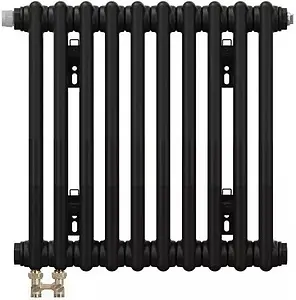 Радиатор стальной трубчатый Zehnder Charleston Completto 3057/10 V001½" Ral 9217 Traffic Black (matt) Радиатор стальной трубчатый Zehnder Charleston Completto 3057/10 V001½" Ral 9217 Traffic Black (matt), 5