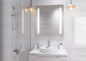 Зеркало с подсветкой Cersanit Led 020 Base 60 KN-LU-LED020*60-b-Os Зеркало с подсветкой Cersanit Led 020 Base 60 KN-LU-LED020*60-b-Os, 4