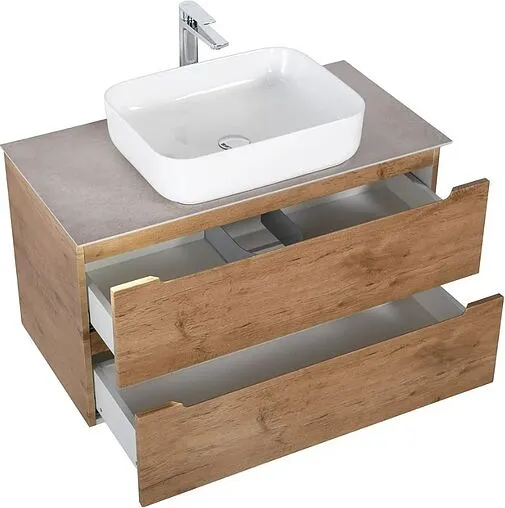 Тумба-умывальник подвесная BelBagno ETNA 100 Rovere Nature ETNA-1000-2C-SO-RN-P+