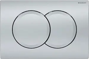 Клавиша смыва для унитаза Geberit Delta 01 115.107.46.1 хром матовый Клавиша смыва для унитаза Geberit Delta 01 115.107.46.1 хром матовый, 1