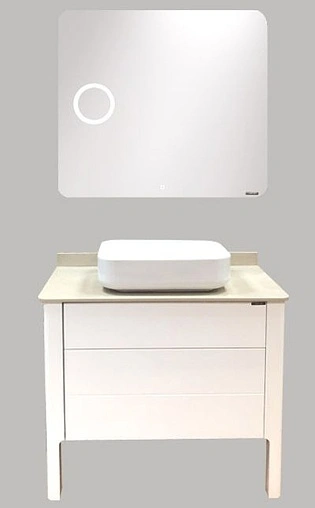 Тумба-умывальник напольная Comforty Лондон 90-2 белый/бежевый 00004138841CF