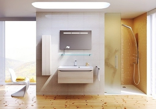 Тумба-умывальник подвесная Aqwella Verona 100 акация Ver.01.10/A+Inf.10.04.D