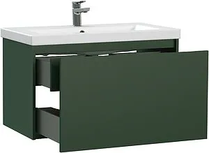 Тумба-умывальник подвесная Cersanit Grande 80 зеленый 64303+S-UM-COM80/1-w, 4