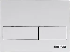 Клавиша смыва для унитаза BERGES Novum L4 Soft Touch 040014 белый матовый Клавиша смыва для унитаза BERGES Novum L4 Soft Touch 040014 белый матовый, 1