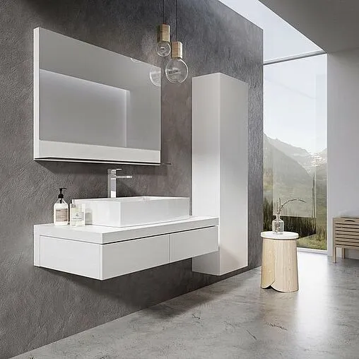 Шкаф-пенал подвесной Ravak Formy 46 белый X000001260