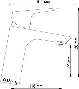 Смеситель для раковины Wasserkraft Lippe хром 4503 Смеситель для раковины Wasserkraft Lippe хром 4503, 2