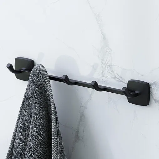 Планка с 5-ю крючками Am.Pm Gem чёрный матовый A9035922