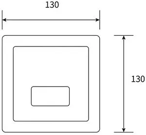 Автоматическое устройство смыва для писсуара beWash Photocell нержавеющая сталь BWAM0UR301, 2