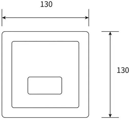 Автоматическое устройство смыва для писсуара beWash Photocell нержавеющая сталь BWAM0UR301