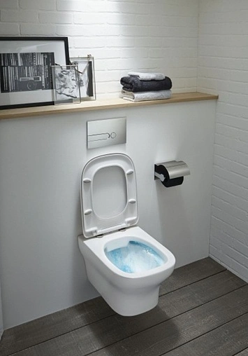 Унитаз-компакт безободковый Jacob Delafon Vox Rimless белый UJN102-00+ETM212-00