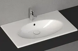 Раковина ISVEA SistemaX Clear 80 белый 10SX50080SV, 1