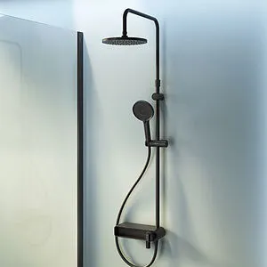 Душевая система со смесителем для ванны Am.Pm X-Joy чёрный матовый F0785A722 Душевая система со смесителем для ванны Am.Pm X-Joy чёрный матовый F0785A722, 3