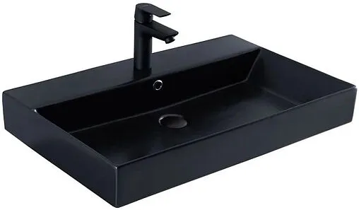 Раковина Sanovit Slim Synergy 70 черный 17070-110