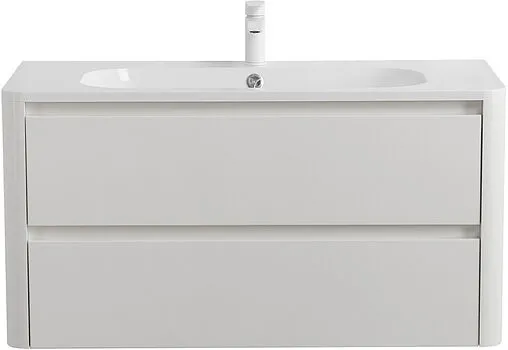 Тумба под умывальник подвесная Cezares Relax 100 Bianco Lucido RELAX-1000-2C-SO-BL