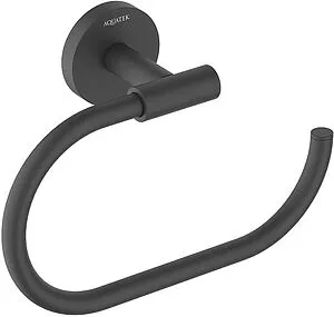 Полотенцедержатель Aquatek Оберон чёрный матовый AQ4221MB Полотенцедержатель Aquatek Оберон чёрный матовый AQ4221MB, 1