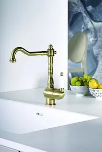 Смеситель для кухни Paffoni Melissa бронза/белый FME181BR Смеситель для кухни Paffoni Melissa бронза/белый FME181BR, 4