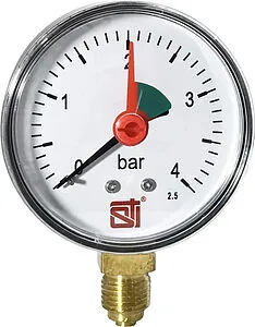 Манометр радиальный STI 50мм 4 бар ¼&quot; МР50-14-04УП, 1