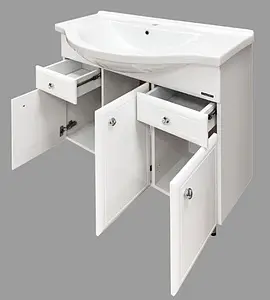 Тумба-умывальник напольная Comforty Сочи 100 белый 00004134582CF, 5