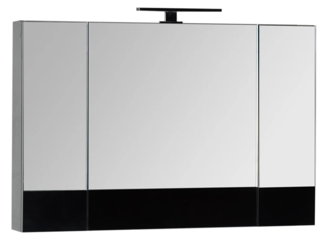 Шкаф-зеркало Aquanet Верона 100 чёрный 00175386, 4