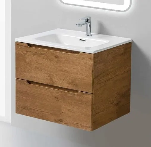 Тумба-умывальник подвесная BelBagno ETNA 60 Rovere Nature ETNA-600-2C-SO-RN-P+