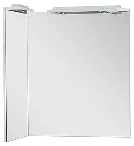 Зеркало с подсветкой Aquanet Корнер 80 L белый 00158820 Зеркало с подсветкой Aquanet Корнер 80 L белый 00158820, 1