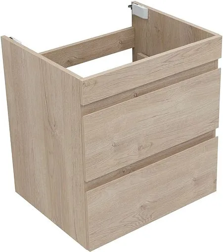 Тумба-умывальник подвесная Aquanet Нота New 60 дуб светлый 00334197+00204117