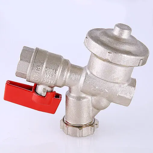 Кран шаровый с фильтром и редуктором давления ½&quot;в x ½&quot;в Valtec VT.300.N.04