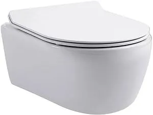 Унитаз подвесной безободковый Aquanet Smart Rimless белый SMART W T Унитаз подвесной безободковый Aquanet Smart Rimless белый SMART W T, 1